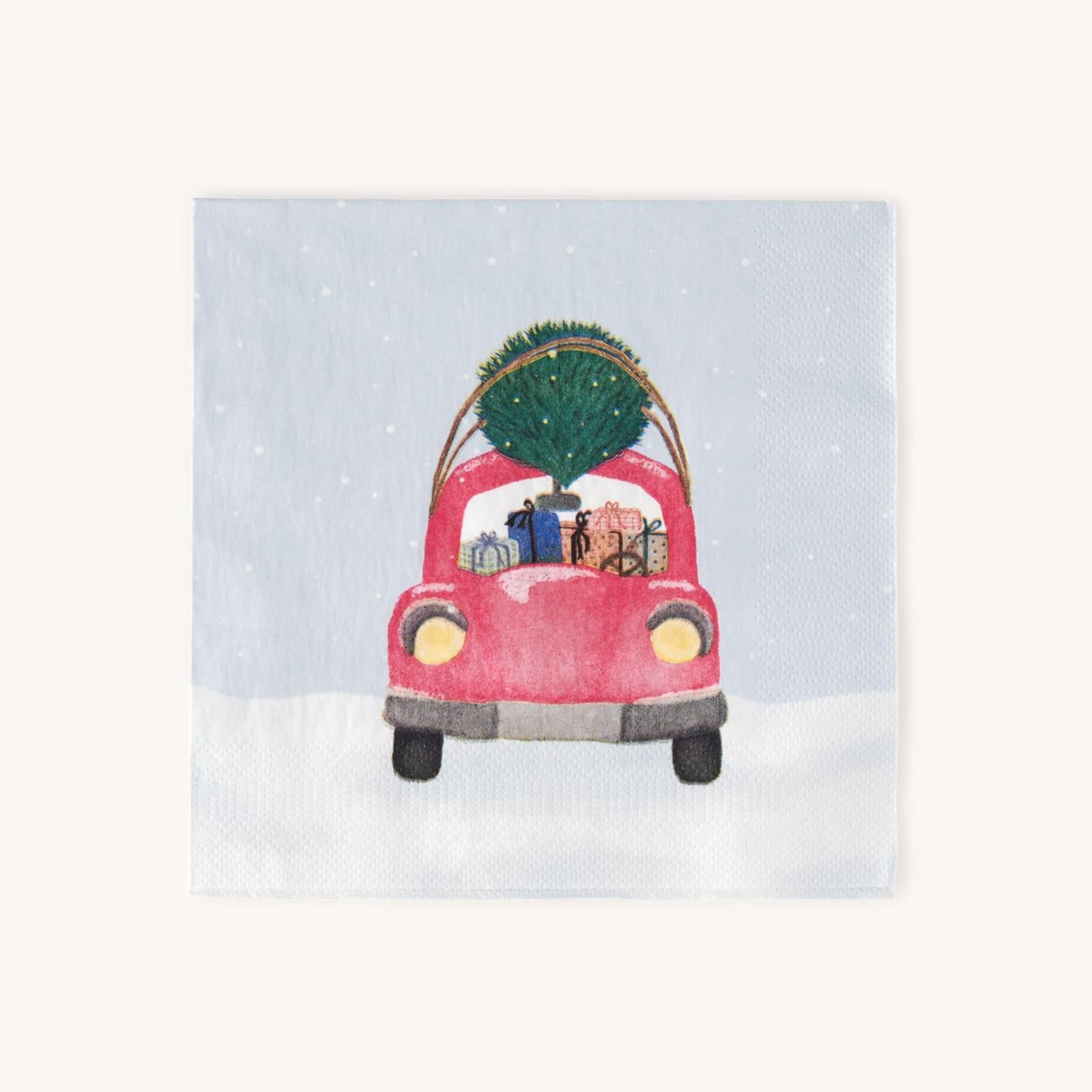 Christmas Car Napkins, 12.5x12.5cm (8790393159967)