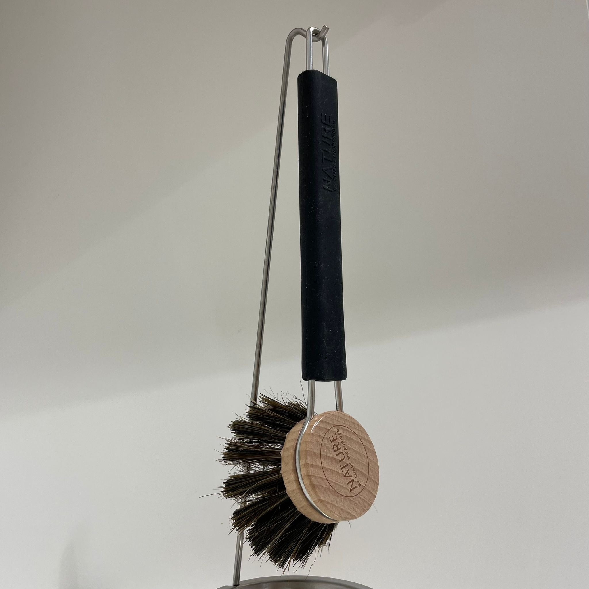 Smart Nature Dish Brush Horse Hair, Black (9161351594271)