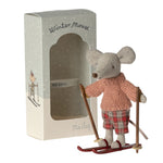 Maileg Winter Mouse with Ski Set, Big Sister PRE-ORDER eta Dec 23 (8534073245983)