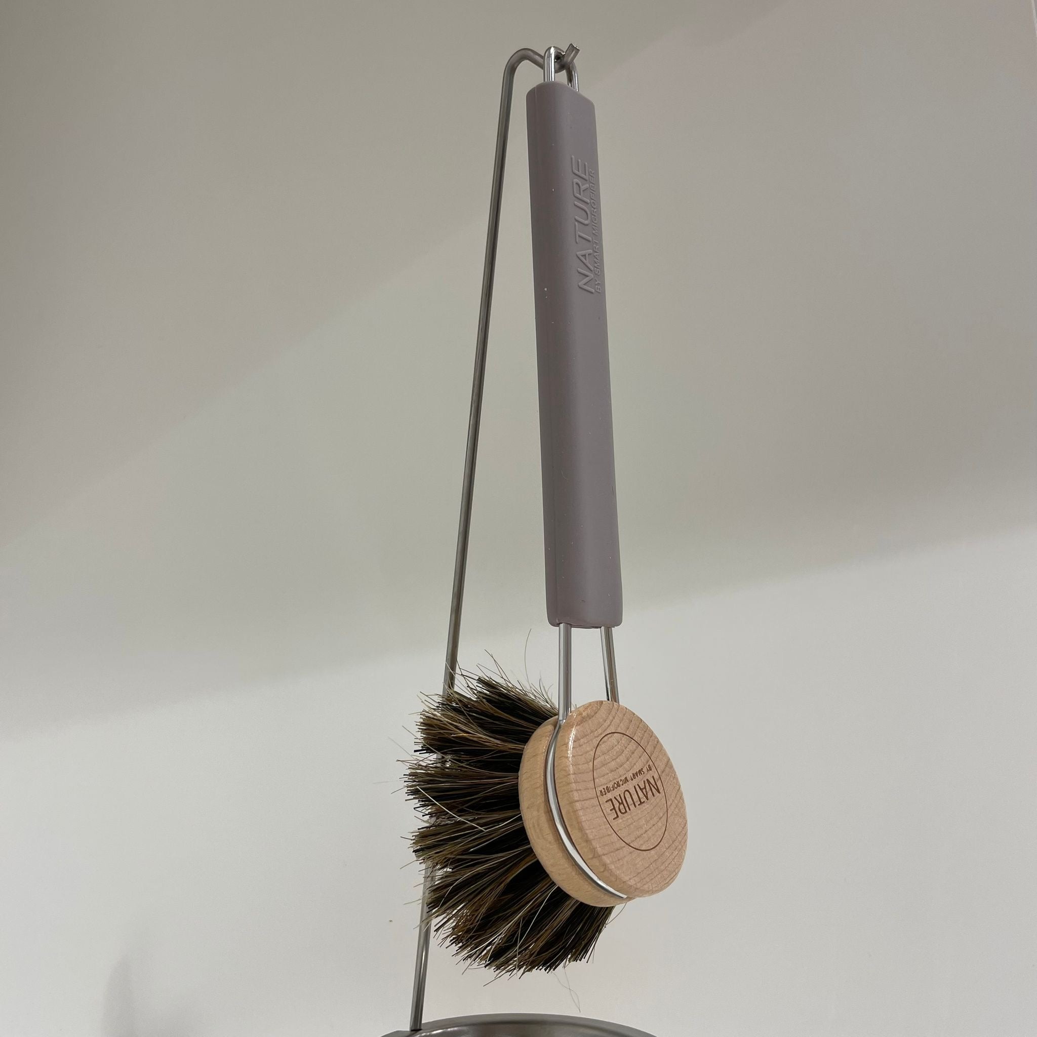 Smart Nature Dish Brush Horse Hair, Grey (9161403171103)