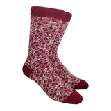 Norwool Wool Socks Small Ice Star, Red-White (9400353784095)