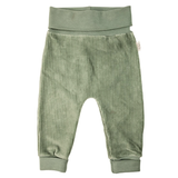 Aaro Velvet Baby Trousers, Cactus Green (9451202543903)