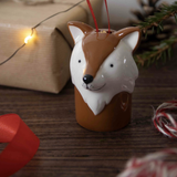 Christmas Ornament Bell, Fox (9443239330079)