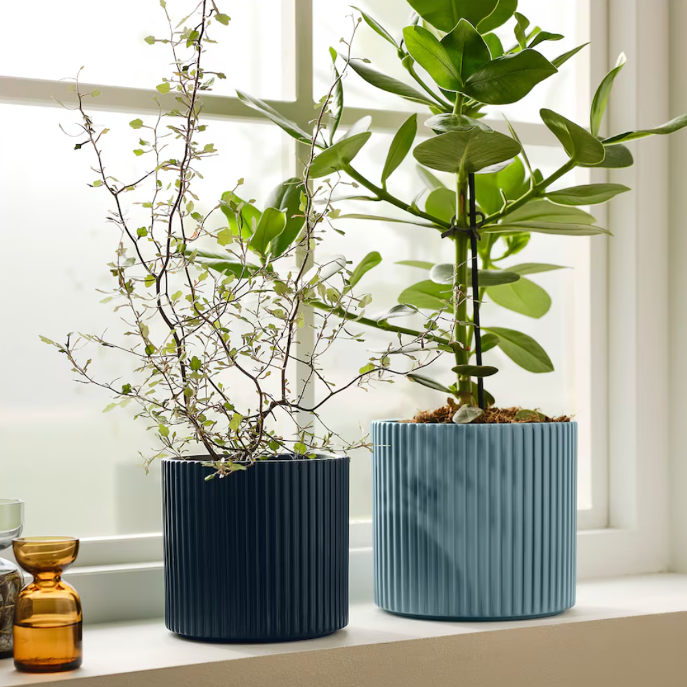 Ikea Daksjus Pots 2-Pack, Blue/Navy (9467457700127)