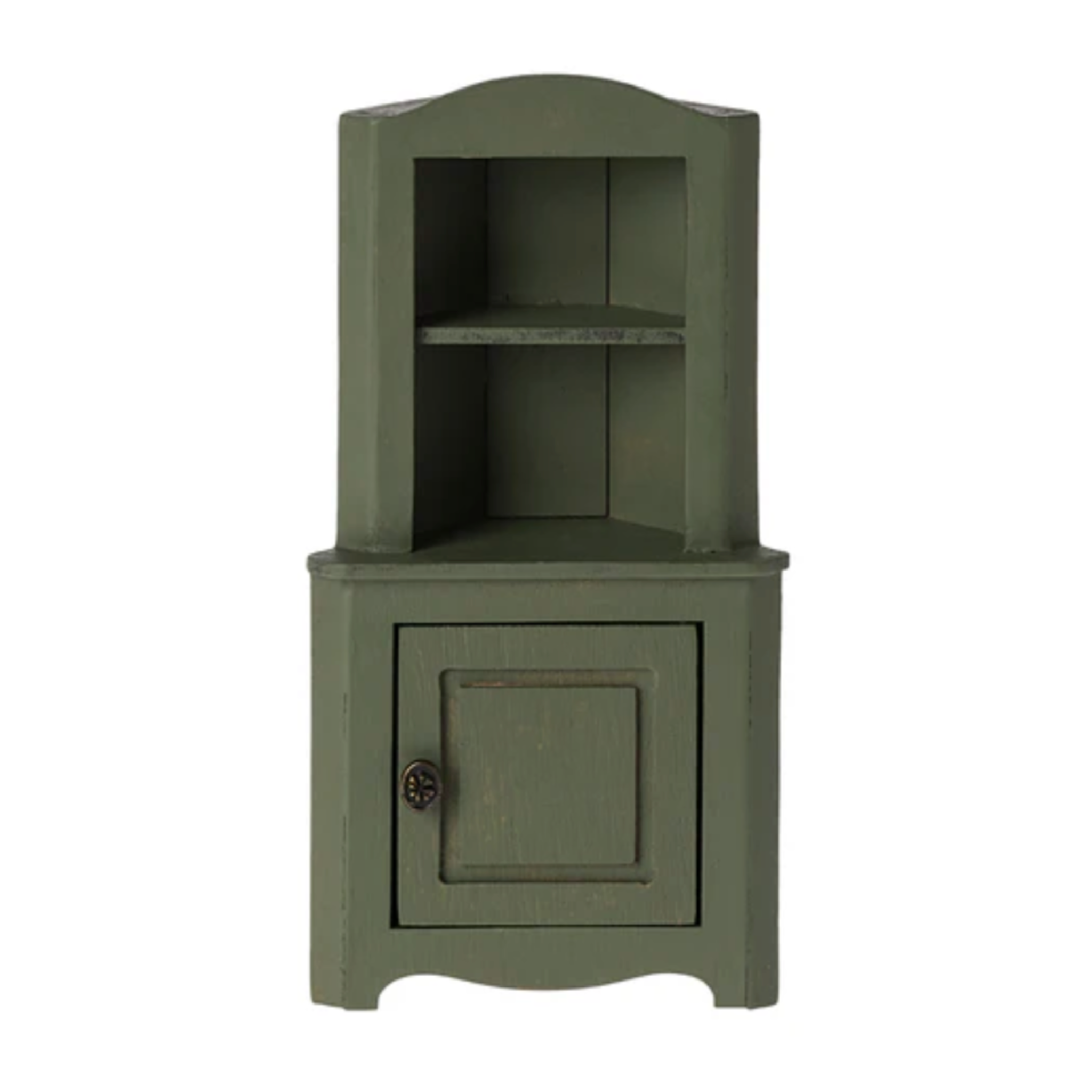 Maileg Corner Cabinet Mouse, Dark Green (9359369830687)