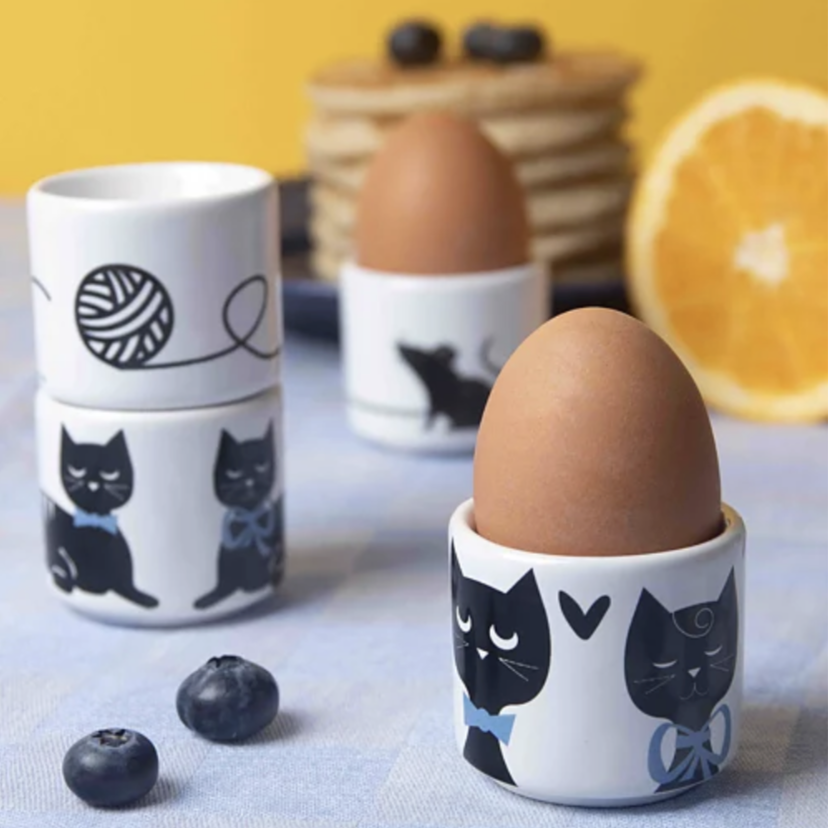 Egg Cups 4-Pack, Cat Family (9443255157023)