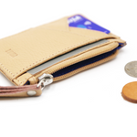 Lumi Cilla Card Holder with Zip, Beige (10059341562143)