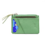 Lumi Cilla Card Holder with Zip, Green (10059341758751)