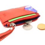 Lumi Cilla Card Holder with Zip, Red (10059341725983)