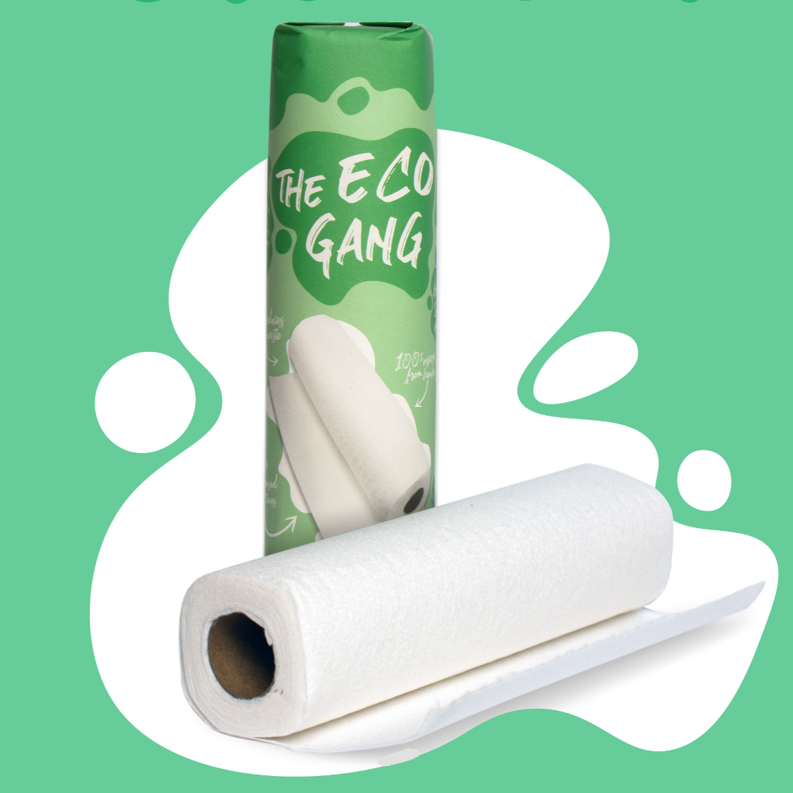 The Eco Gang Bamboo Reusable Paper Roll (9794282586399)