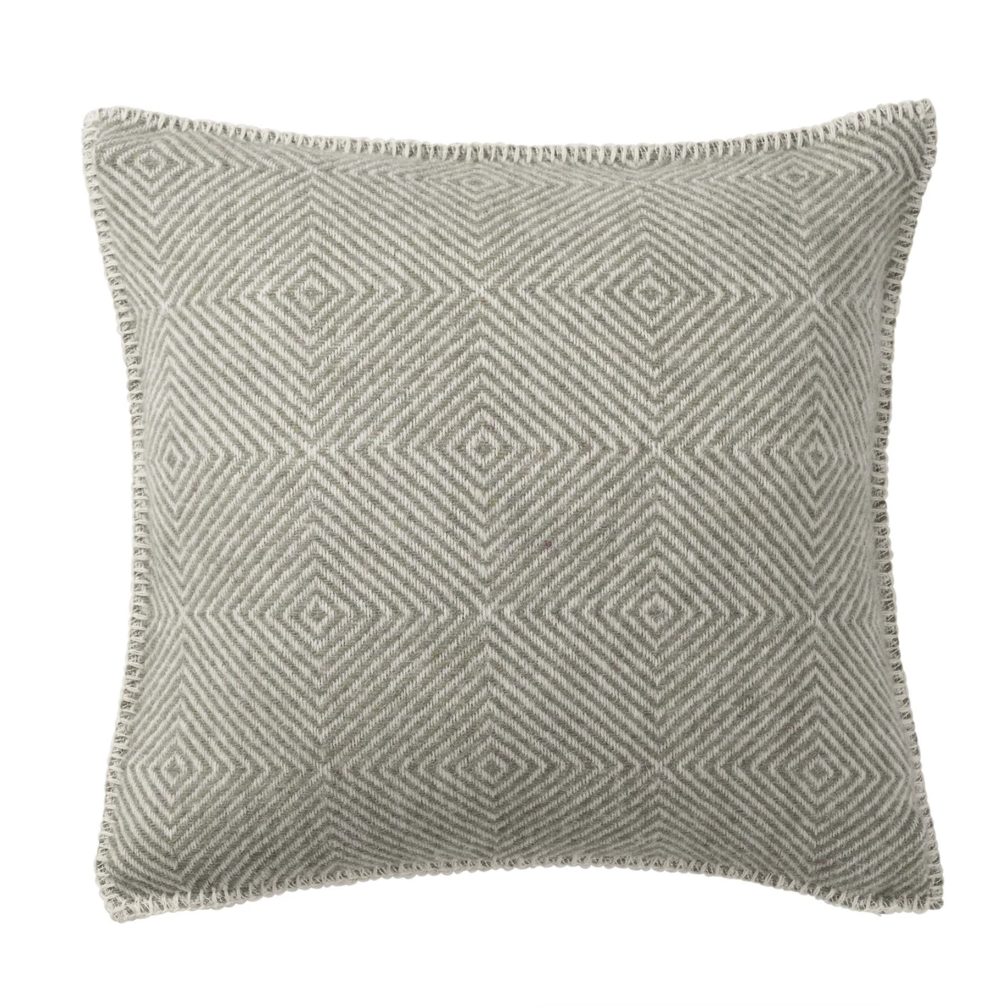 Klippan Gooseye 100% Wool Cushion Cover, Green (9061600952607)