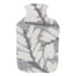 Branch Verso Hot Water Bottle with Wool Cover 2L, White-Grey (9788173713695)