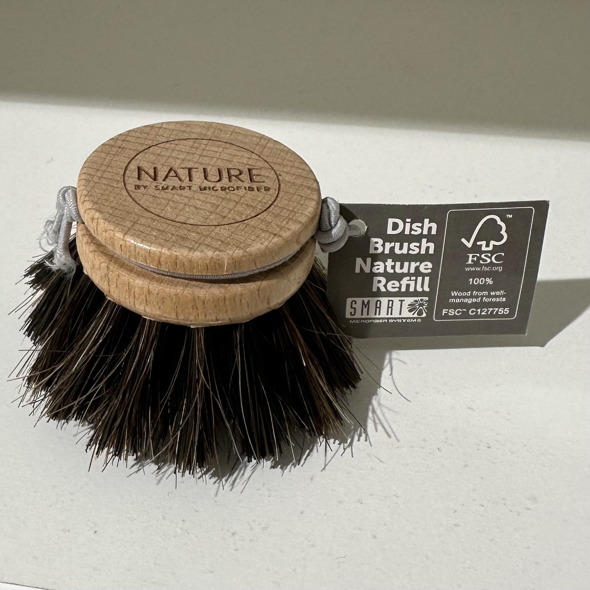 Smart Nature Replacement Dish Brush Head, Horse Hair (9323549393183)