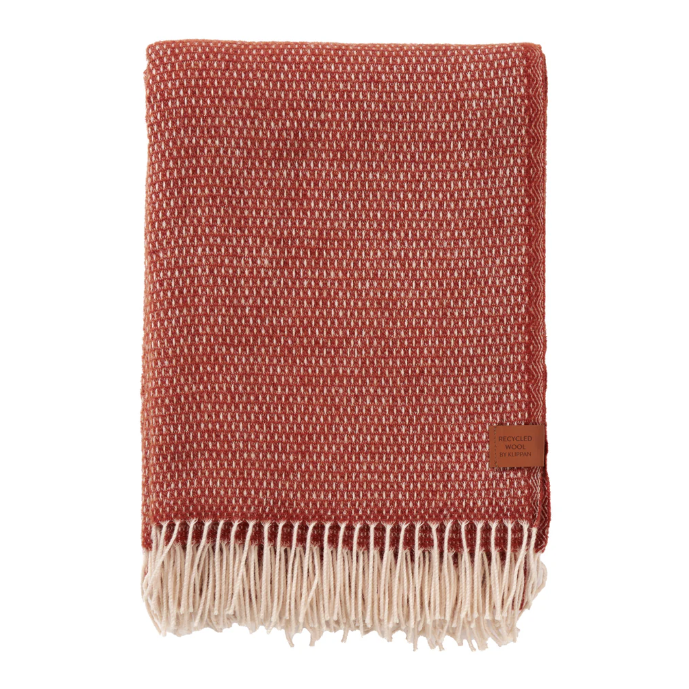 Klippan Premium Hugo 100% Merino Throw, Ruby Red (10064193454367)