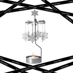 Snowstar Tea Light Carousel Chime, Silver (8600803377439)