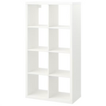 Ikea Kallax 2x4 Shelving Unit, 77x147cm, White (384169948)