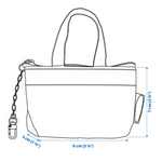 Ikea Knolig Mini Blue Bag Keyring (9493909078303)