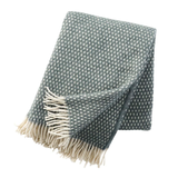 Klippan Knut 100% Wool Throw, Balsam Green (10066521882911)