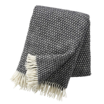 Klippan Knut 100% Wool Throw, Dark Grey (10066521915679)