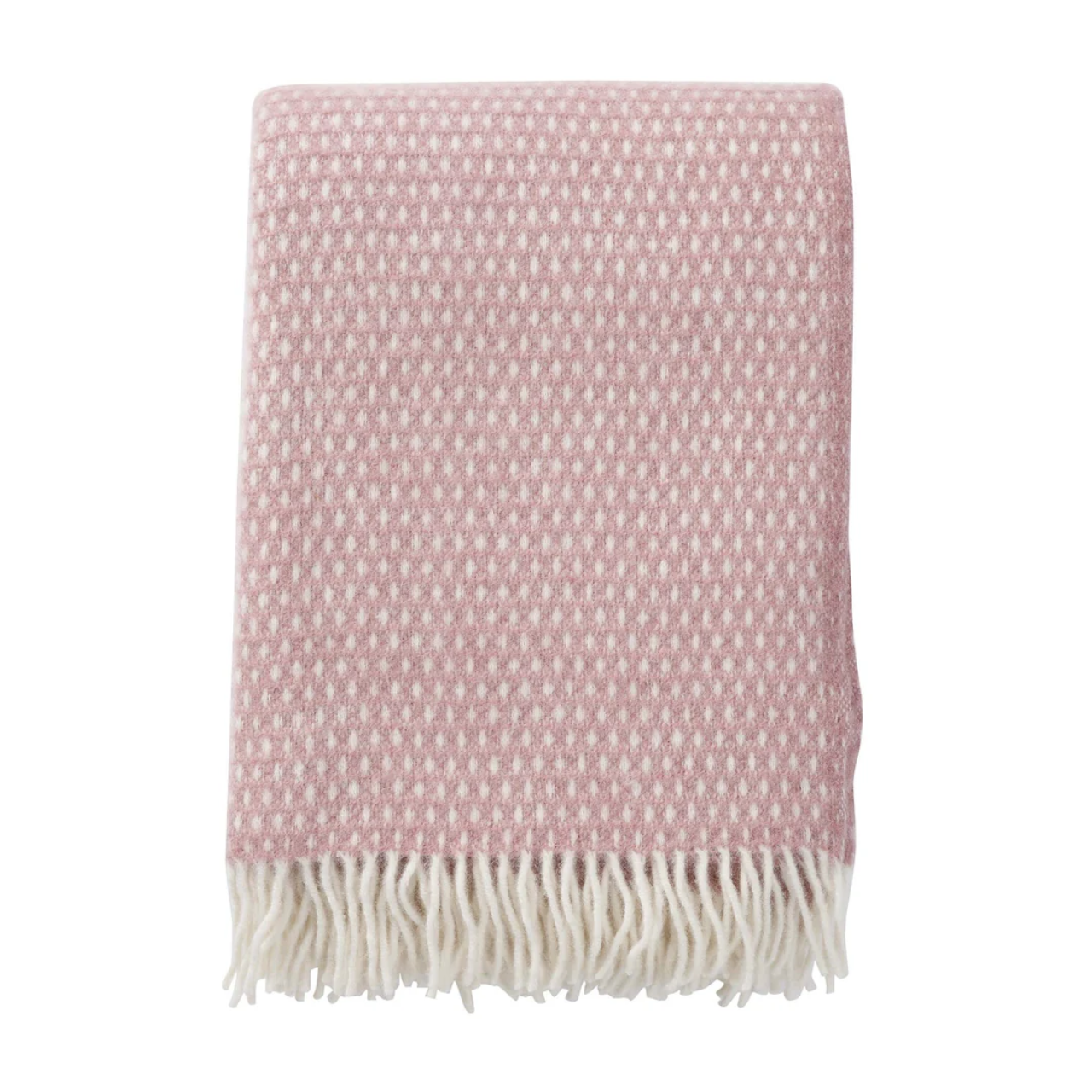 Klippan Knut 100% Wool Throw, Pink (10066525552927)