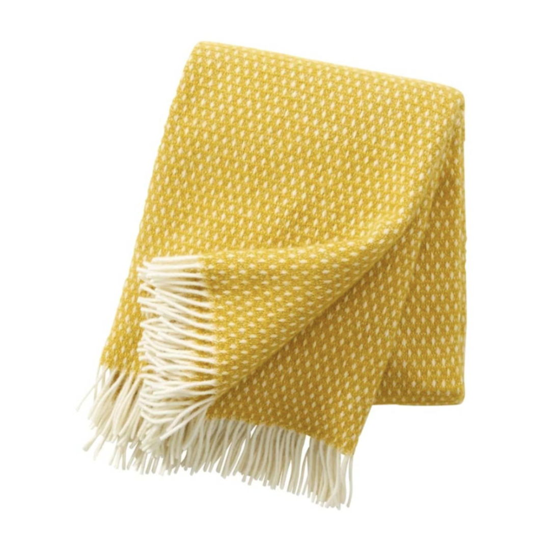 Klippan Knut 100% Wool Throw, Saffron (9430766747935)