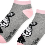 Little My Pranking Women's Ankle Socks, Grey (9536766771487)