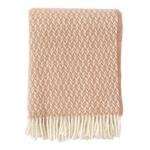 Klippan Lovik 100% Wool Throw, Apricot (9431002808607)