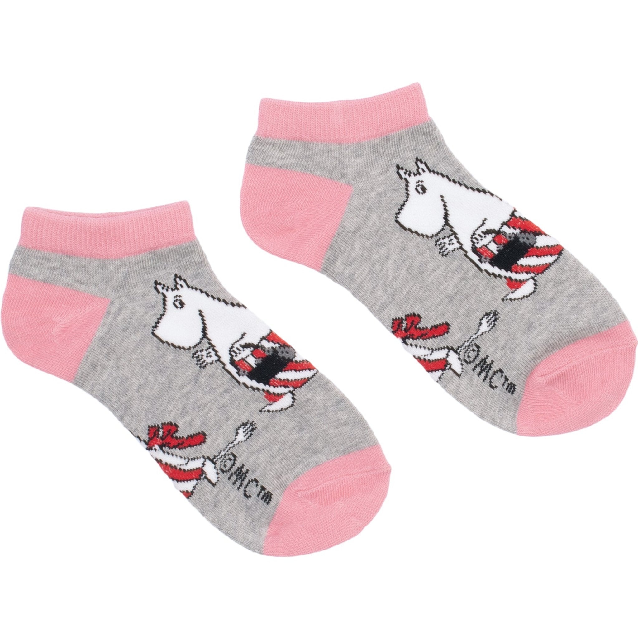 Moominmamma Women's Ankle Socks, Grey (9536793706783)