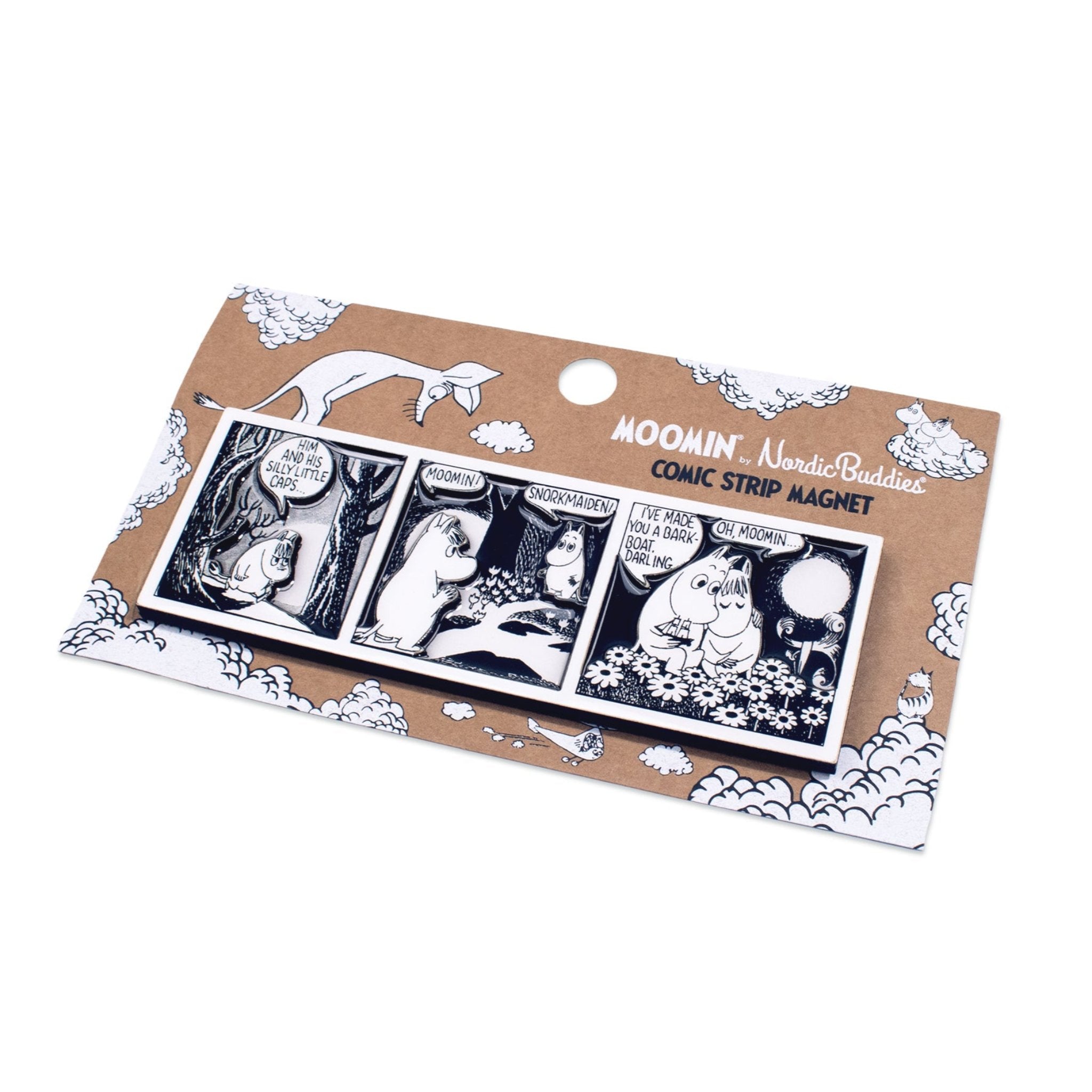 Moomin Comic Strip Magnet, Love (8355975430431)