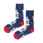 Moomintroll Winter Men's Socks, Navy (9536185205023)