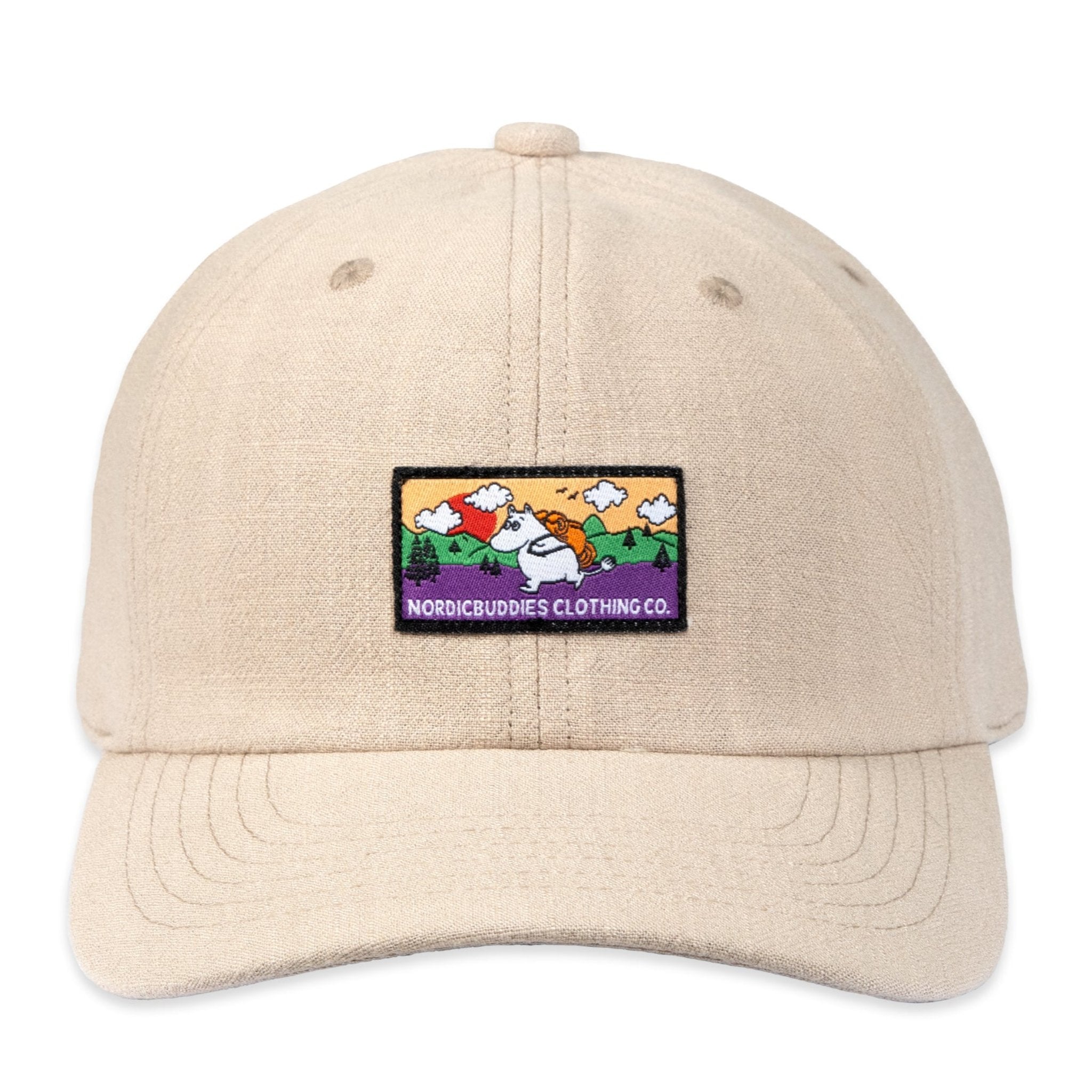 Moomintroll's Adventure Adult Cap, Beige (9538410971423)