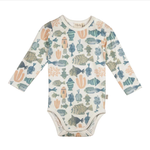 Fishes Baby Body Long Sleeve (9451412029727)