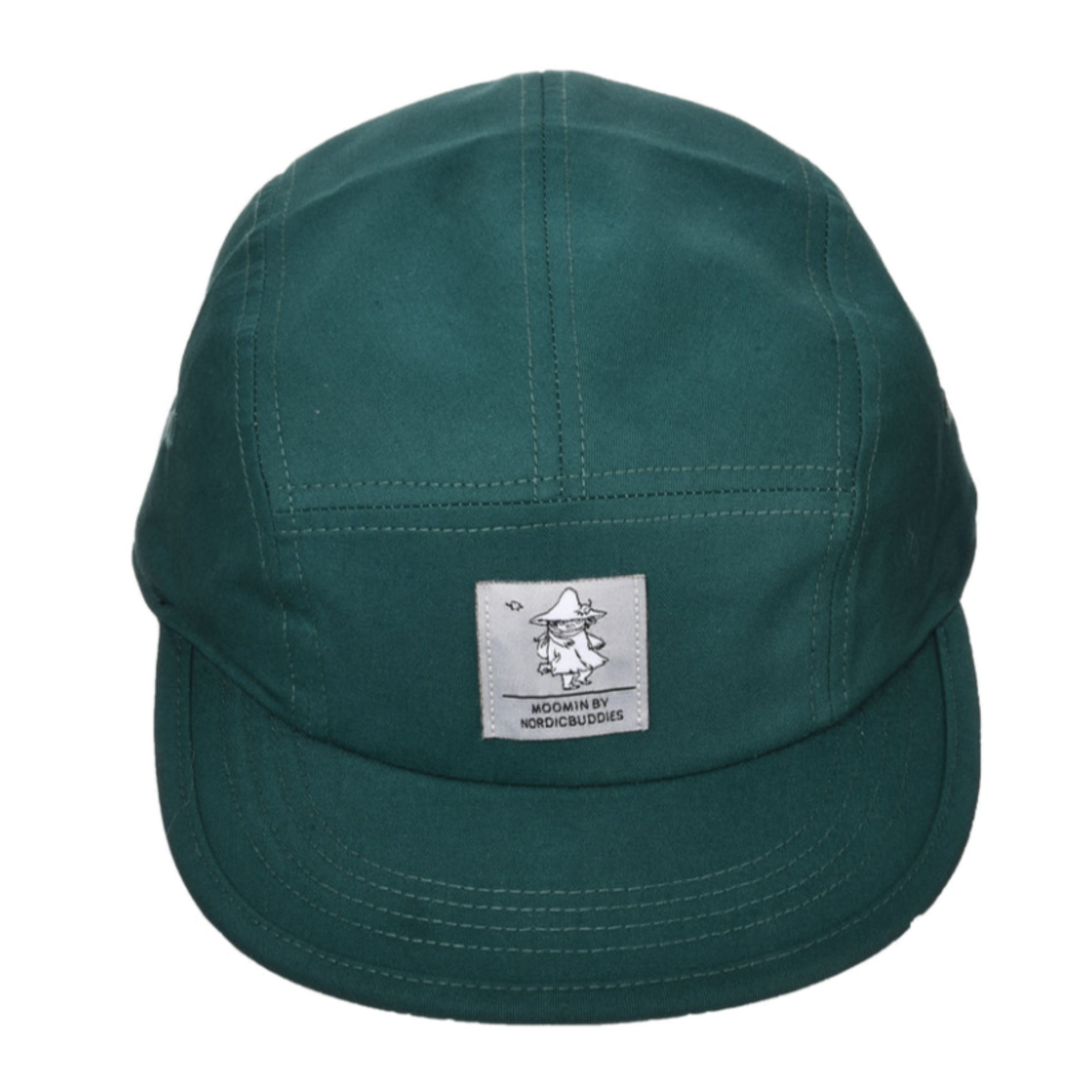 Moomin Snufkin Five Panel Cap, Green (8751582314783)