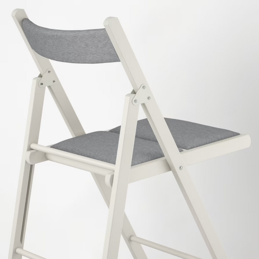 LOBERGET / MALSKÄR Swivel chair + pad, white/dark gray - IKEA