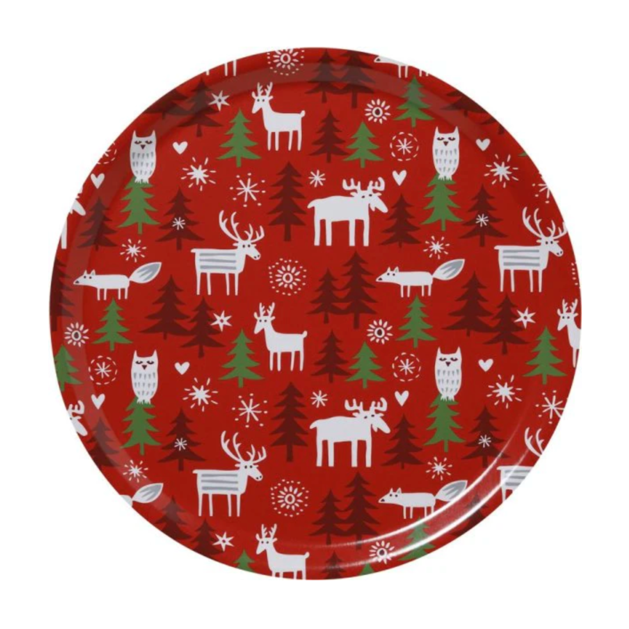 Klippan Round Tray 38cm, Christmas Forest (8805369544991)