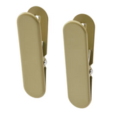 Ikea Skadis Clip, Beige/Green, 2-Pack (8805579161887)