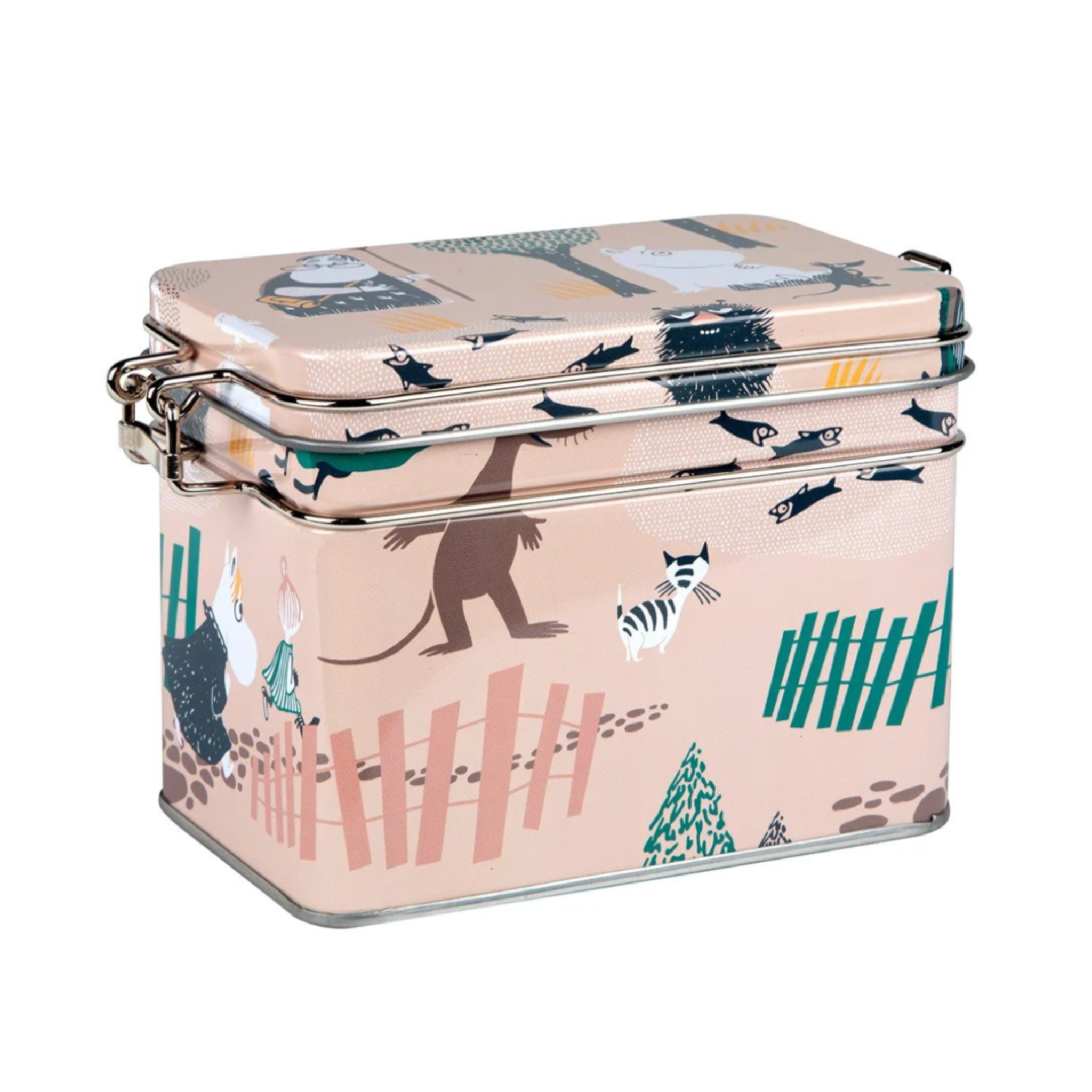 Moomin Characters Forest Walk Tea Tin (8437649015071)