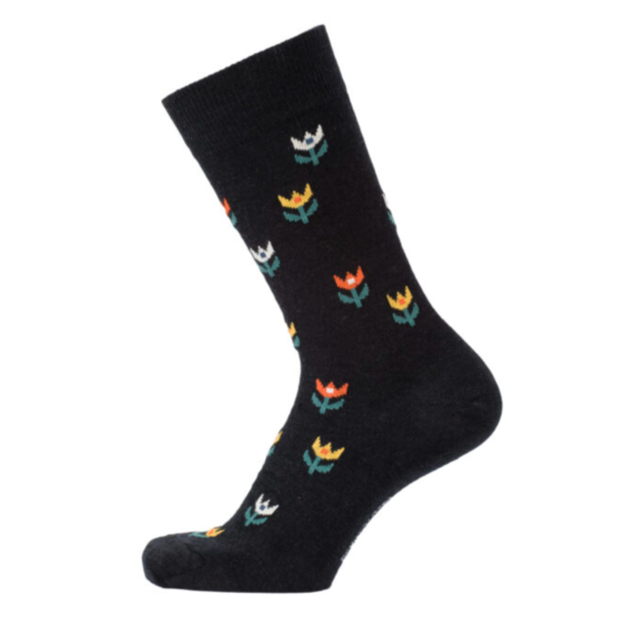 Tulip Merino Socks, Black (9209147195679)