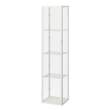 Ikea Blåliden Glass-Door Cabinet, White, 35x32x151cm (8884395868447)