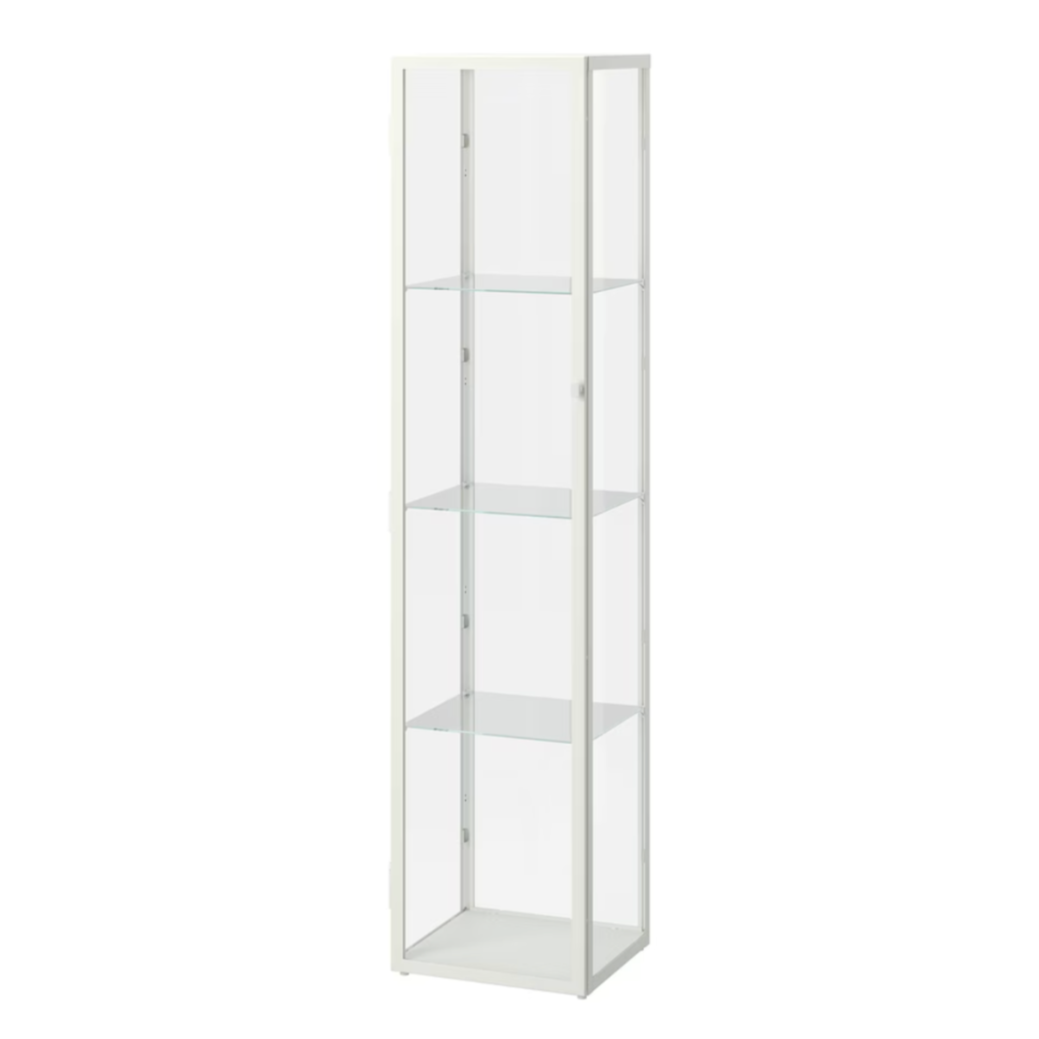 Ikea Blåliden Glass-Door Cabinet, White, 35x32x151cm (8884395868447)