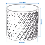 Ikea Chiafron Plant Pot, 9cm, White (8897157202207)