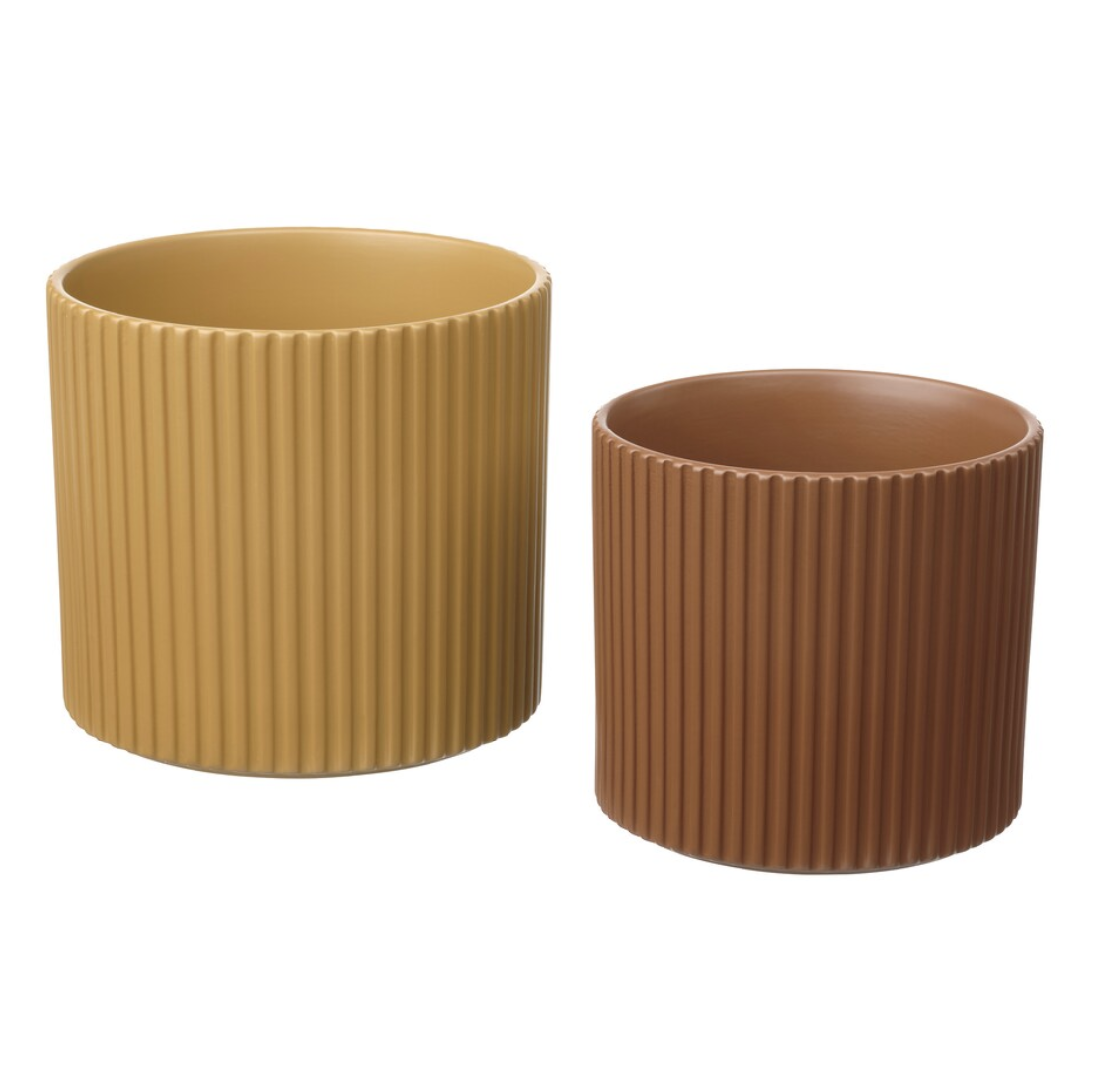 Ikea Daksjus Pots, Yellow/Earth (9467457929503)