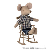 Maileg Rocking Chair for Mouse, Light Brown PRE-ORDER eta  Dec 23 (8533209383199)