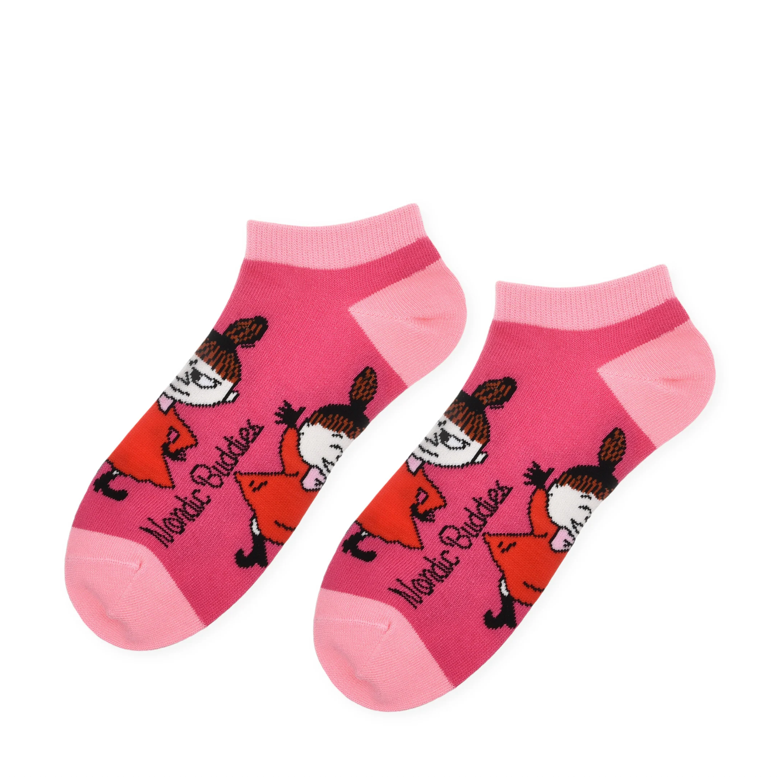 Little My Dancing Women's Ankle Socks, Red/Pink (9536760250655)