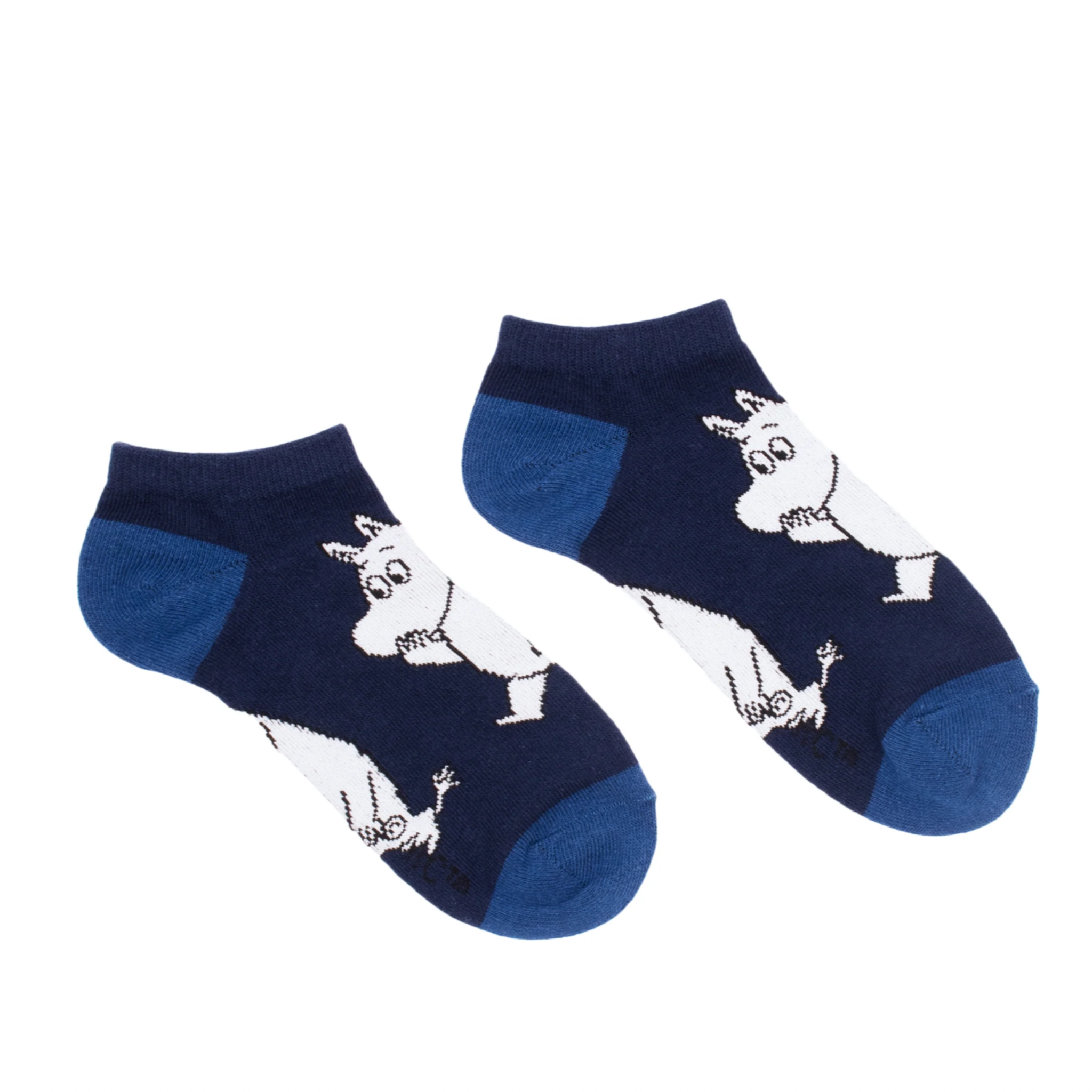 Moomintroll Wondering Men's Ankle Socks, Navy (9536749764895)