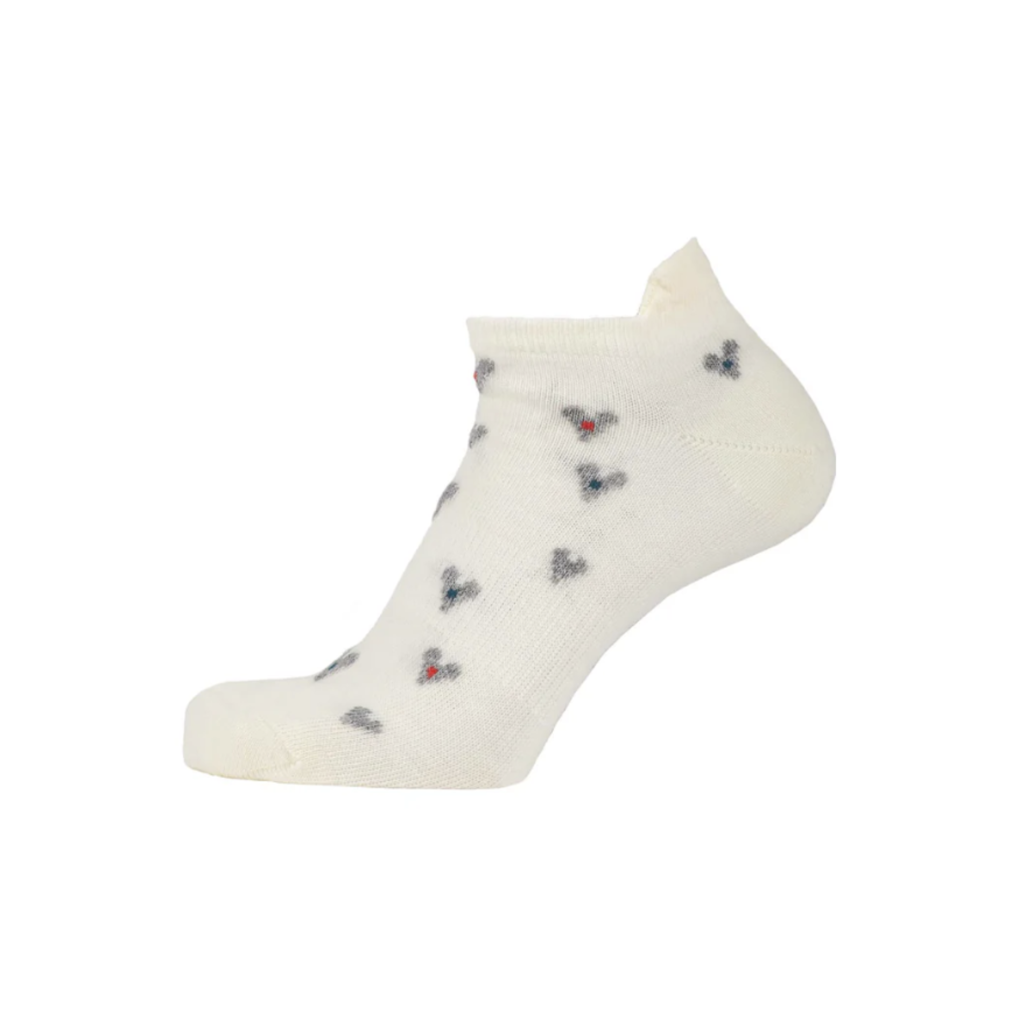 Hearts Merino Ankle Socks, Off-White (9215858573599)