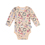 Moomin My's Party Baby Body Long Sleeve, Peach (9504855327007)