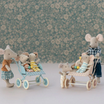 Maileg Stroller for Baby Mouse, Mint (8239895019807)