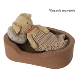 Maileg Dog Basket, Brown (8240112435487)