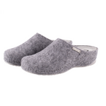 Gitte Heeled Wool Slippers, Grey (8930447261983)